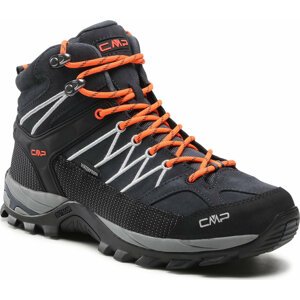 Trekingová obuv CMP Rigel Mid Trekking Shoe Wp 3Q12947 Antracite/Flash Orange 56UE