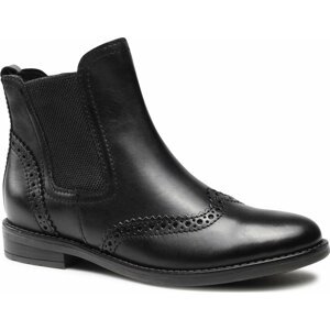 Kotníková obuv s elastickým prvkem Marco Tozzi 2-25365-41 Černá