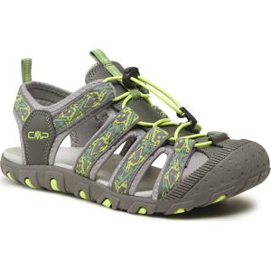 Sandály CMP Kids Sahiph 30q9524j GRAFFITE-LIME GRREN 77UN