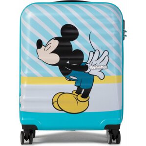Malý tvrdý kufr American Tourister Wavebreaker Disney 85667-8624-1CNU Mickey Blue Kiss