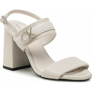 Sandály Calvin Klein Block Hl Sandal 85Hh W/Hw HW0HW01486 Marshmallow YBJ