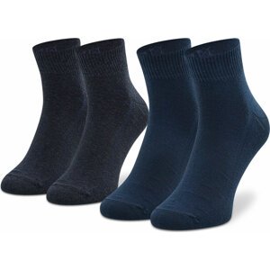 Sada 2 párů pánských vysokých ponožek Levi's® 993052001 Navy