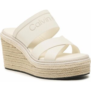 Espadrilky Calvin Klein Wedge 50Hh HW0HW01498 Marshmallow YBJ