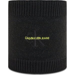 Tunelová šála Calvin Klein Jeans Knitted Reflective Snood K50K507192 Černá