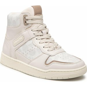 Sneakersy Coach Hi Top Coated Canvas CD304 Chalk