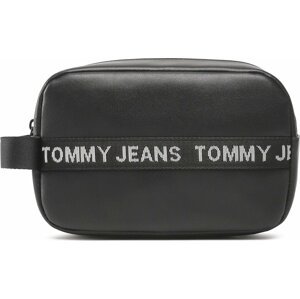 Kosmetický kufřík Tommy Jeans Tjm Essential Leather Washbag AM0AM11366 BDS