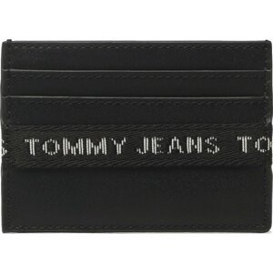 Pouzdro na kreditní karty Tommy Jeans Tjm Essential Leather Cc Holder AM0AM11219 BDS