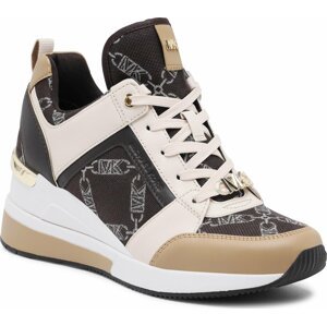 Sneakersy MICHAEL Michael Kors Georgie Trainer 43F3GEFS1Y Choc Multi