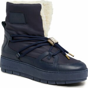 Sněhule Tommy Hilfiger Tommy Essential Snowboot FW0FW07504 Space Blue DW6